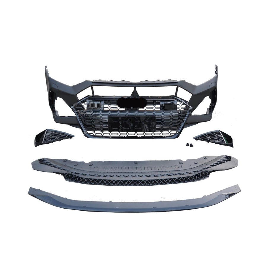 Pachet Complet Bara Fata RS7 (Cadru Negru) - Audi A7 4K8 (2019-2021) 