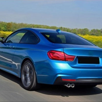 BMW Seria 4 Coupe F32 echipat cu praguri M-Tech – aspect sportiv în mers