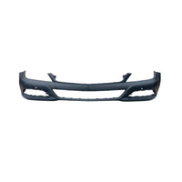 Bară față sport compatibilă cu Mercedes Clasa C W204 Facelift 2011–2015, fabricată din polipropilenă durabilă, pregătită pentru vopsire, produs aftermarket.