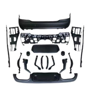 Kit complet upgrade estetic AMG pentru Mercedes S-Class W221 – include bare față/spate, grilă, faruri, stopuri
