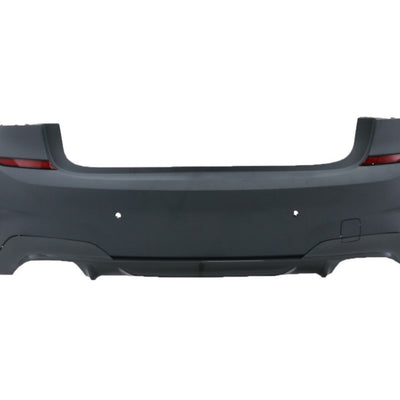 Bară de protecție spate M-Tech pentru BMW G20 2019+, cu orificii pentru senzori de parcare, fără capace SRA, pregătită pentru vopsire