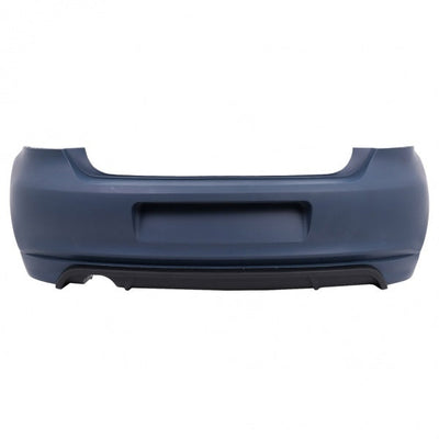 Bară spate compatibilă VW Polo 6R/6C R-Line cu design sportiv și element difuzor negru