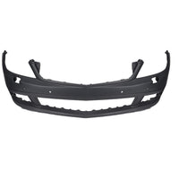 Bară față din polipropilenă pentru Mercedes C-Class W204 (2007–2010), design OEM, compatibilă cu senzori parcare (PDC), pregătită pentru vopsire