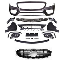 Kit complet bară față E63 AMG pentru Mercedes-Benz Clasa E W213/S213, elemente componente pentru upgrade estetic