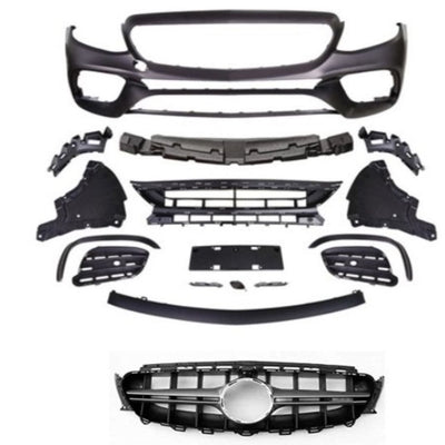 Kit complet bară față E63 AMG pentru Mercedes-Benz Clasa E W213/S213, elemente componente pentru upgrade estetic