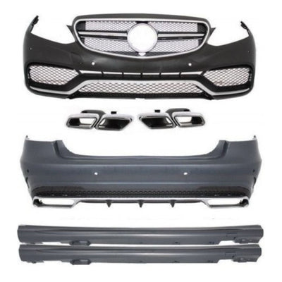 Upgrade spate Mercedes E-Class W212 cu bară și stopuri E63 AMG facelift – comparație vizuală