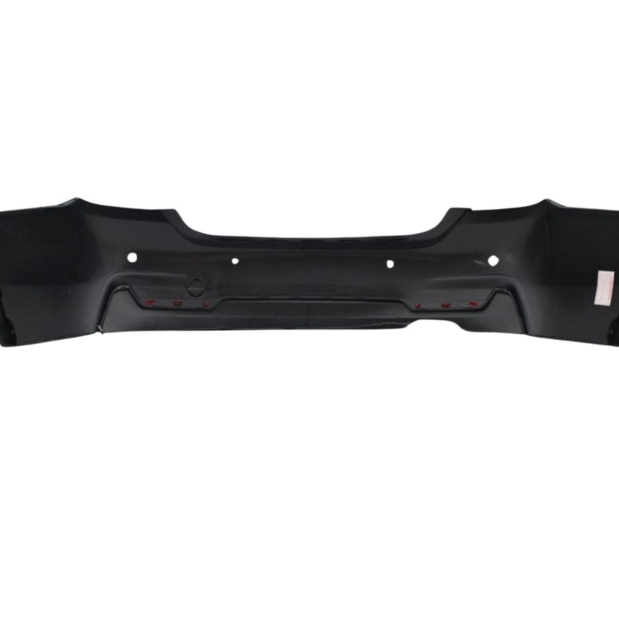 Bara spate M-Tech compatibilă cu BMW Seria 4 F32 F33 F36, piesă aftermarket neagră pregătită pentru vopsire, vedere din spate