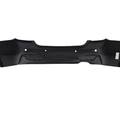 Bara spate M-Tech compatibilă cu BMW Seria 4 F32 F33 F36, piesă aftermarket neagră pregătită pentru vopsire, vedere din spate