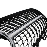 Grilă frontală Diamond pentru Mercedes E-Class W213 (2016-2019), imagine frontală completă, design premium cromat.