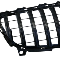 Grilă auto GTR negru pentru Mercedes A-Class W176 (2016–2018), vedere frontală, design sportiv cu lamele verticale, material ABS rezistent.