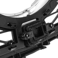 Grilă Diamond cromată compatibilă cu Mercedes Vito W447 (2015–2019), vedere frontală, design elegant cu inserții diamant și ramă cromată.