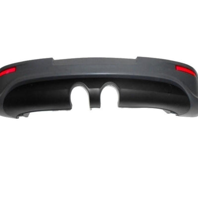 Difuzor bară spate central dublu evacuare stil R32 pentru Volkswagen Golf 5 MK5, compatibil cu bara spate R32 aftermarket