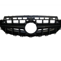 Grilă E63 Look neagră pentru Mercedes E-Class W213, fabricată din ABS de calitate, vedere frontală completă pe fundal alb.