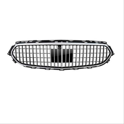 Grilă frontală Maybach Look cromată pentru Mercedes E-Class W213 facelift (2020 și mai noi), fabricată din plastic ABS de calitate superioară. Imagine frontală, componentă auto aftermarket, stil premium și elegant.