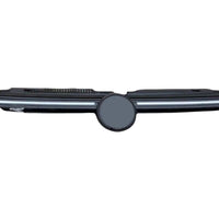 Grilă auto cu LED integrat pentru VW Golf 8, piesă aftermarket, design modern și sportiv, vedere frontală componentă detașată.