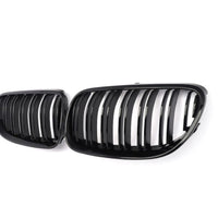 Grile duble rinichi față, model M3 Look, negru lucios, compatibile cu BMW Seria 3 E92 Coupe și E93 Cabrio, 2010–2013.