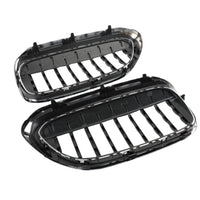 Set complet grilă frontală BMW Seria 5 G30/G31 Pre LCI (2017–2019), design Diamond Chrome, vedere frontală, material ABS premium cu finisaj cromat și negru lucios, stil sportiv și elegant.