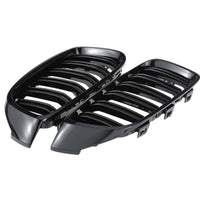 Grilă sport M4 look pentru BMW Seria 4 F32/F33 (2013–2019), fabricată din ABS negru lucios, prezentare laterală a componentelor auto aftermarket.
