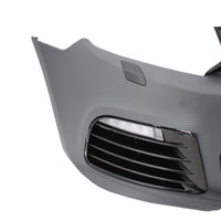 Set complet cu bară față R20, grilă, suporturi și elemente de prindere pentru upgrade-ul estetic al VW Golf 6 (2009–2012).