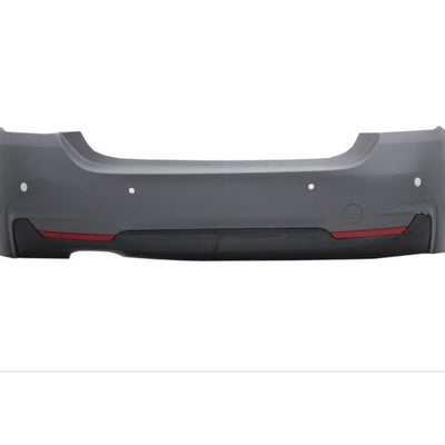 Bară spate M-Tech pentru BMW Seria 4 Gran Coupe F36 (2013-2019), design agresiv, compatibilă cu senzori parcare și difuzor sport