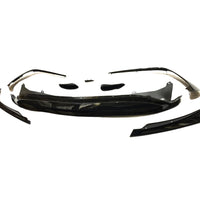 Set complet Kit Aero CLA45 pentru Mercedes CLA W117, include prelungiri bară față și spate fabricate din ABS, finisaj negru lucios.