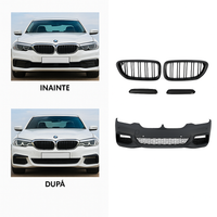 Kit complet tuning exterior M-Tech pentru BMW Seria 5 G30 Pre LCI – bare față și spate, grile, praguri laterale, difuzoare – pachet compatibil 2017–2020 fără Distronic