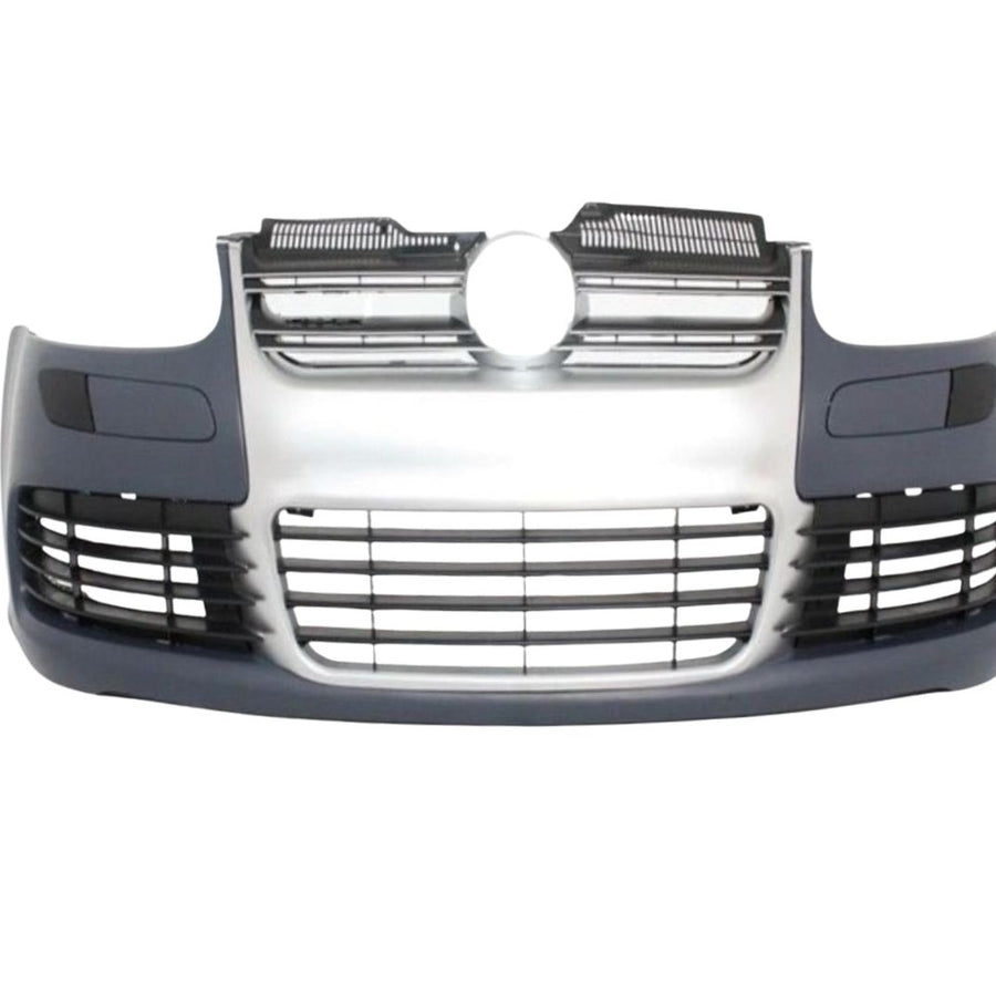 Kit complet bară față și grilă R32 pentru VW Golf 5 MK5 (2003–2009), design sportiv, fabricat din polipropilenă, produs aftermarket