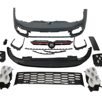 Pachet complet tuning exterior WRC pentru Volkswagen Polo 6R/6C (2010–2017) – include bara față, grilă GTI și elemente montaj