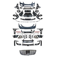 Kit exterior complet AMG S450 Look pentru Mercedes-Benz Clasa S W222, include bare față/spate, grile, ornamente și accesorii de montaj