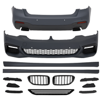 Kit complet tuning exterior M-Tech pentru BMW Seria 5 G30 Pre LCI – bare față și spate, grile, praguri laterale, difuzoare – pachet compatibil 2017–2020 fără Distronic