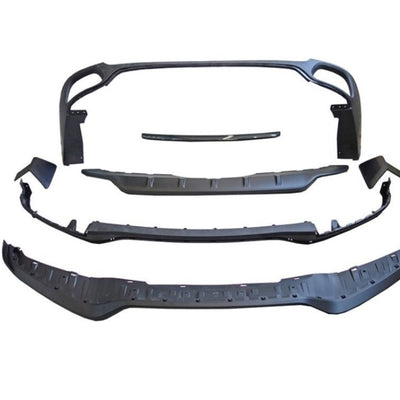 Set complet Aero BMW X5 F15 2013–2017 cu componente față, spate, praguri și difuzor, pregătite pentru vopsire