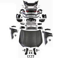 Pachet complet conversie BMW Seria 7 F01/F02 în G12 LCI, include bara față, capotă, aripi, grile, stopuri și faruri LED – aspect modern 2022