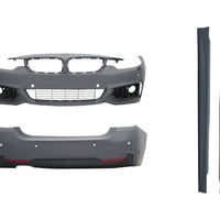 Kit exterior complet M-Tech BMW F36 2013-2019 – bară față, bară spate și praguri laterale, design sportiv, aftermarket