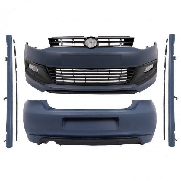 Set complet conversie R-Line VW Polo 6R/6C cu bare față/spate și praguri laterale în nuanță grunduită