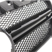 Grilă frontală CLA 45 Look Negru compatibilă cu Mercedes CLA W117 2013–2015, fabricată din ABS rezistent, design sportiv tip plasă.