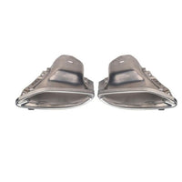 Set complet cu bară spate sport AMG Look pentru Mercedes Clasa E W213, compatibilă cu senzori PDC, inclusiv ornamente evacuare din oțel inoxidabil cu finisaj cromat.