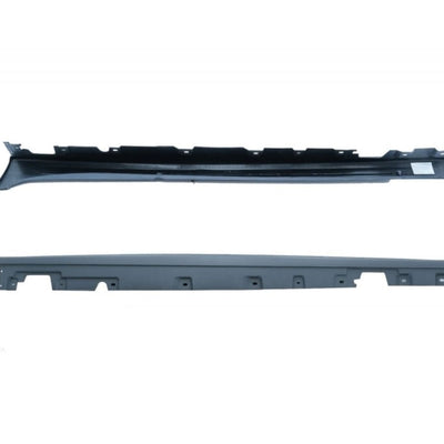 Set praguri laterale din polipropilenă pentru BMW Seria 5 F10, design inspirat M5, pregătite pentru vopsire, potrivire precisă și durabilitate crescută.