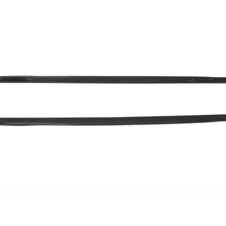 Set 2 praguri GTI Max pentru Volkswagen Golf 8, fabricate din plastic ABS rezistent, finisaj negru lucios
