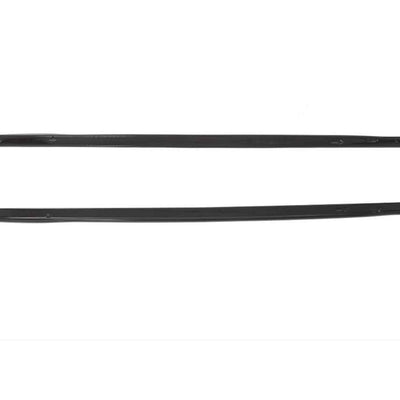 Set 2 praguri GTI Max pentru Volkswagen Golf 8, fabricate din plastic ABS rezistent, finisaj negru lucios