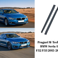 Praguri M-Tech BMW F32 F33 din polipropilenă PP, pregătite pentru vopsire