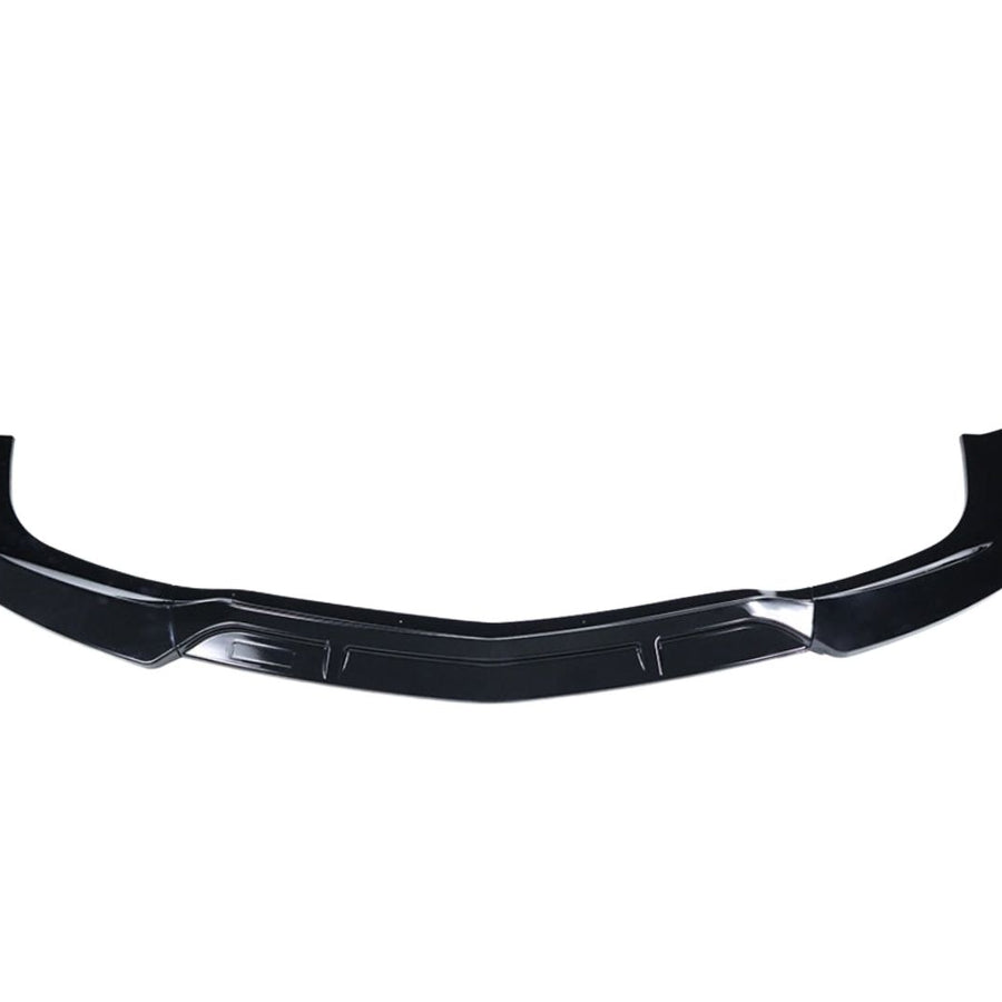 Prelungire bară față BRABUS Gloss Black pentru Mercedes C-Class W204 2007–2014, piesă aftermarket aerodinamică din fibră de carbon.