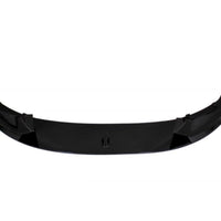 Prelungire bară față M-Tech design Gloss Black pentru BMW Seria 5 F10 (2010-2017), componentă aftermarket din ABS rezistent, vedere frontală detaliată.