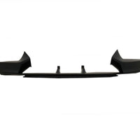 Prelungire bară față M Performance din ABS pentru BMW Seria 2 F22 Coupe (2013–2020), vedere frontală completă a splitterului.