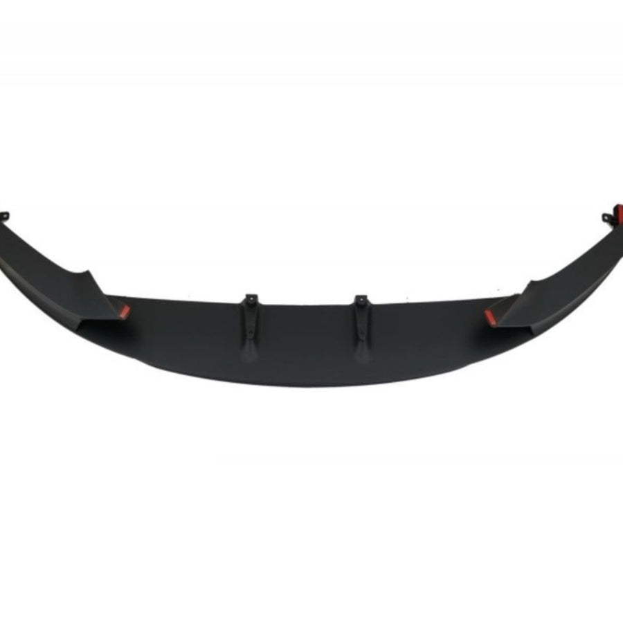 Prelungire bară față M Performance din ABS pentru BMW Seria 2 F22 Coupe (2013–2020), vedere frontală completă a splitterului.