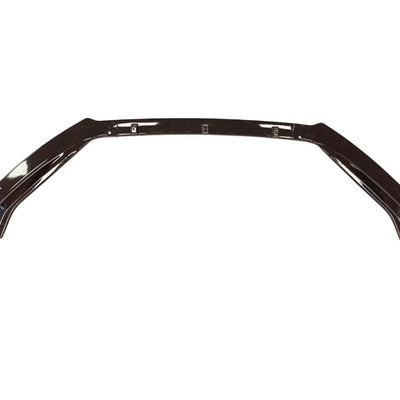 Prelungire bară față pentru Volkswagen Golf 7.5 (2018–2020), piesă auto aftermarket din plastic ABS, imagine frontală pe fundal alb.