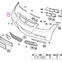 Pachet complet M-Tech cu bare, grile și praguri pentru BMW Seria 3 E90 2005–2008