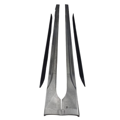 Praguri laterale RS5 pentru Audi A5 F5 Sportback 2021+, set complet stânga și dreapta, design sportiv, material PP, pregătite pentru vopsire