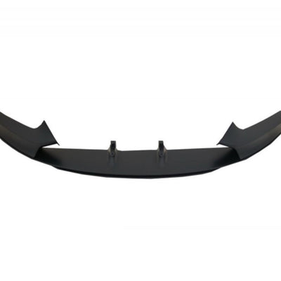 Splitter bară față compatibil BMW Seria 2 F22 (2013–2020), piesă aftermarket M Performance din ABS rezistent, vedere spate.