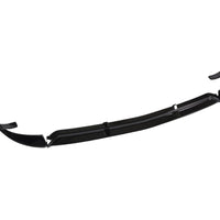 Prelungire bară față BRABUS Gloss Black din 3 piese, compatibilă cu Mercedes-Benz GLC (2015+), vedere frontală pe fundal alb.