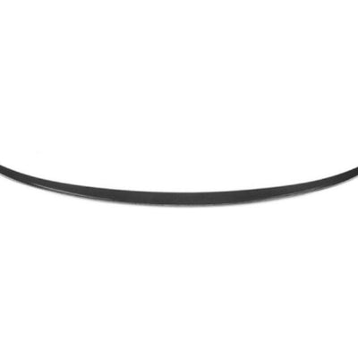 Spoiler auto negru brillant M5 Look pentru BMW Seria 5 F10 sedan (2010-2016), piesă aftermarket din ABS, vedere frontală a componentei.